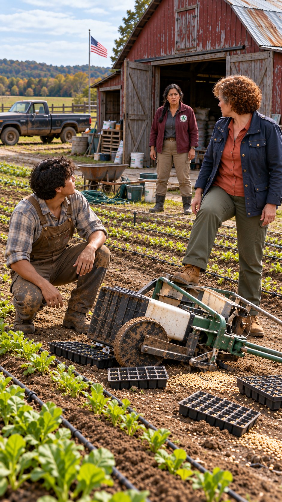 HOA Karen Kicked Over the Precision Seeder—Then the Seed Company Rep Stepped Out
